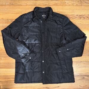 Baro Drywear Black Lightweight Puffer Jacket Men's Sz L Sustainable Shaket Coat